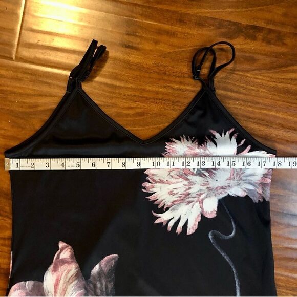 Maxi Dress For Women Flower Floral Print Sleeveless Adjustable Straps Size M - Picture 5 of 11